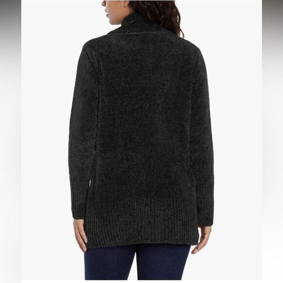 2 for $15 😍 Orvis Chenille Open Front Cardigan – Black – Size XS – EUC - Picture 3 of 8